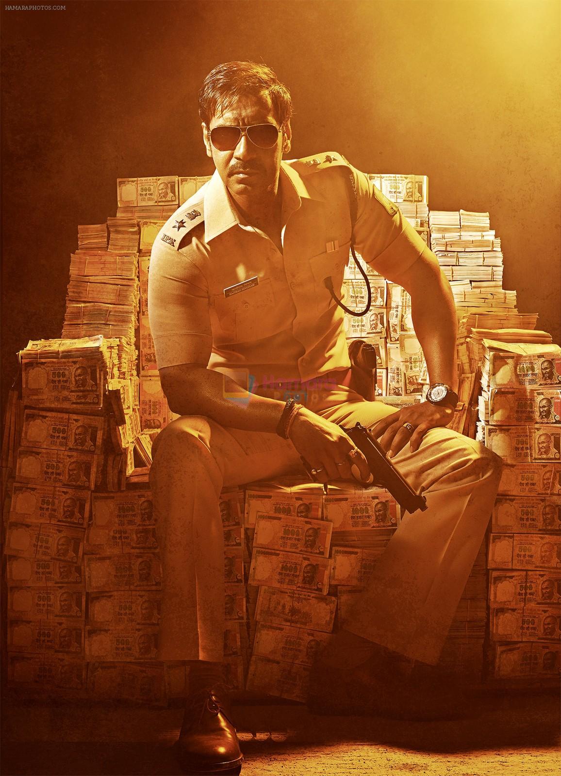 Ajay Devgan in the still from movie Singham Returns / Singham Returns